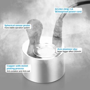 FITNATE Mist Maker, Upgraded Fogger Water Fountain Pond Fog Machine Atomizer for Halloween Gatherings, Festivals, and Other Holidays, with Ceramic Disc Tools