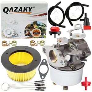 qazaky adjustable carburetor compatible with tecumseh 632107 632536 640084 640105 640299 hsk40 hsk50 hs50 hssk40 hssk50 hssk55 lh195sa lh195sp ohsk110 ohsk120 ohsk125 3.5hp 4hp 5hp mtd carb