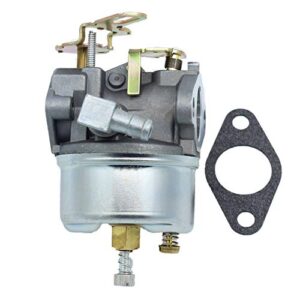 QAZAKY Adjustable Carburetor Compatible with Tecumseh 632107 632536 640084 640105 640299 HSK40 HSK50 HS50 HSSK40 HSSK50 HSSK55 LH195SA LH195SP OHSK110 OHSK120 OHSK125 3.5HP 4HP 5HP MTD Carb