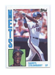 1984 topps #182 darryl strawberry new york mets rookie card - near mint condition ships in new holder