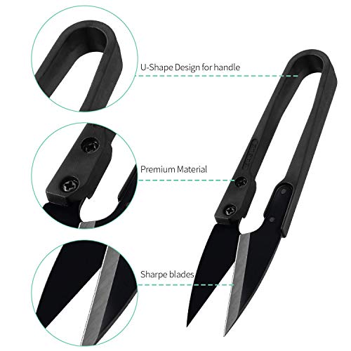 16 Pieces Bonsai Pruning Scissors Mini Garden Clippers Pruning Shears for Bud and Leaves Trimmer