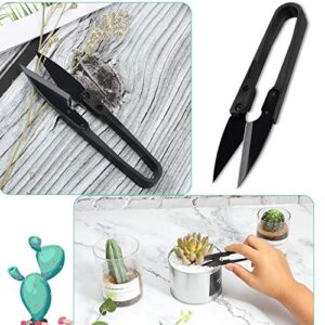 16 Pieces Bonsai Pruning Scissors Mini Garden Clippers Pruning Shears for Bud and Leaves Trimmer