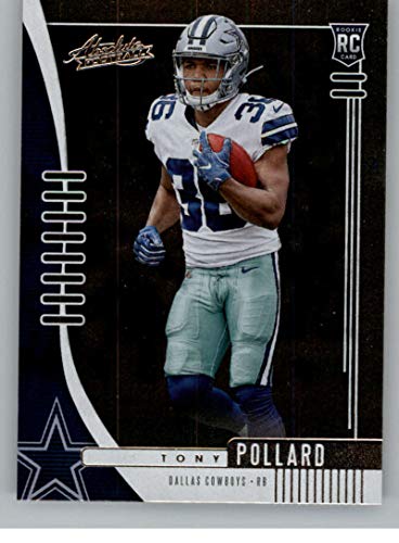 2019 Absolute #139 Tony Pollard RC Rookie Dallas Cowboys NFL Football Trading Card