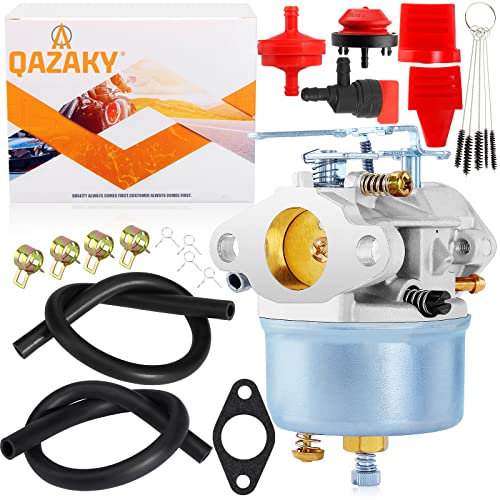 QAZAKY 632113 Carburetor Compatible with Tecumseh 632113A HS40 HSSK40 Snowblower Toro 38010 38015 38250 Snowthrower 421 521 4HP 5HP Adjustable 056-326 520-962 50-662 056326 520962 50662 1427