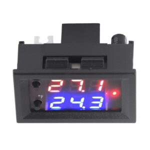 DC 12V Digital Temperature Controller, Thermostat 12V Temperature Control Switch with Sensor