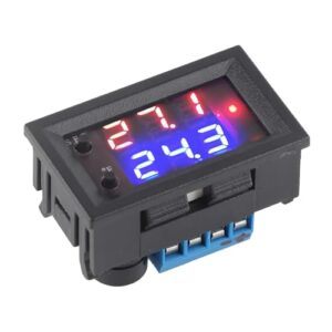 DC 12V Digital Temperature Controller, Thermostat 12V Temperature Control Switch with Sensor