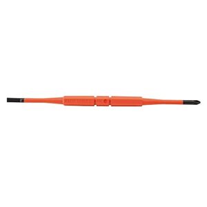 Klein Tools 13157 Insulated Screwdriver Blades, Interchangeable Single-End Replacement Blades for Klein Insulated Screwdrivers, 3-Pack