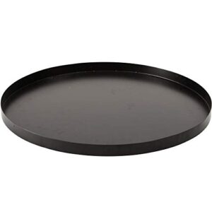 esschert design base plate made of mild steel, size l, round, diameter 59.5 x 3.2 cm