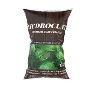 hydroclay premium hydroponics clay pellets substrate 2.5 litres