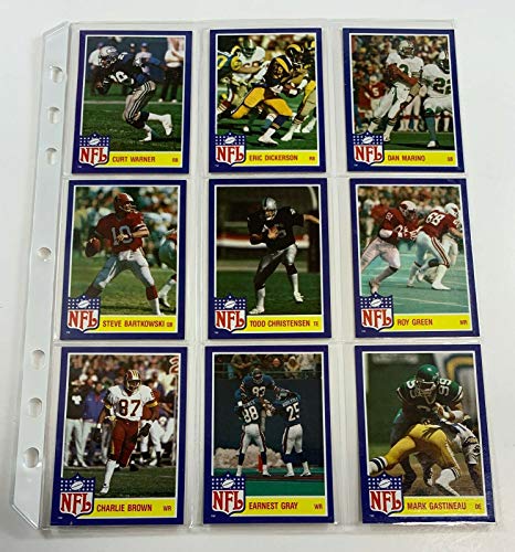 1984 Topps Stars Football 11 Card Glossy Set Dan Marino Rookie