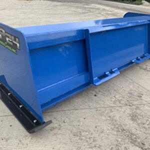 7' XP24 Skid Steer Snow Pusher Blue