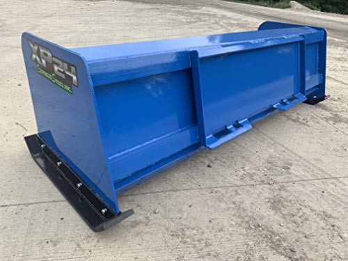 7' XP24 Skid Steer Snow Pusher Blue