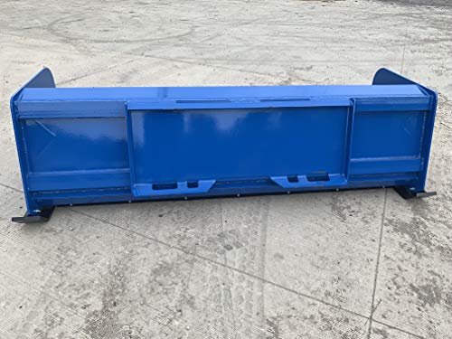 7' XP24 Skid Steer Snow Pusher Blue