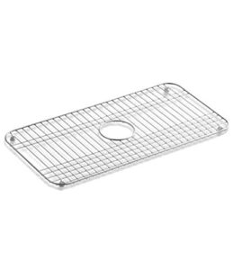 upgraded qrinnovations k-6517-st basin stainless steel rack compatible with bakersfield sink