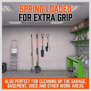 HORUSDY 10 Pack Spring Grip Mop and Broom Holder for Shovel, Rake, Broom, Mop Holder, Etc.