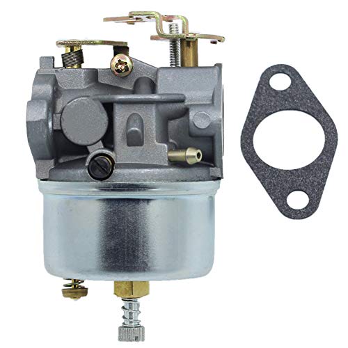 QAZAKY Adjustable Carburetor Compatible with Tecumseh 632107 640084A 640084B 640299A 640299B Craftsman Toro 38035 38052 38054 38052C 38035C 38056 421 521 Snow Blower Thrower Snowblower Carb