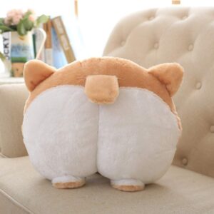 Neck Pillow Novelty Bottom Car Seat Neck Pillow Dog Buttocks Headrest Cushion Plush Toy car Accessories