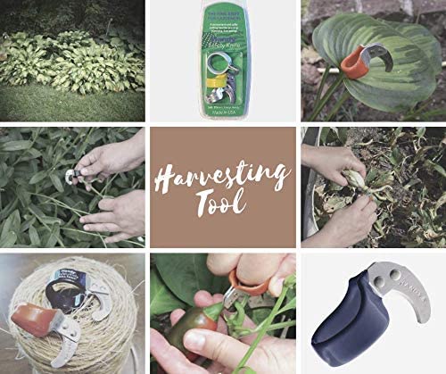 The Original Handy Safety Knife - Utility Ring Knife for Finger with Sharp, Curved Blade - Handy Gardener's Three Pack - By Handy Twine Knife