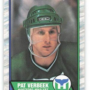 1989-90 O-Pee-Chee #32 Pat Verbeek Hartford Whalers NHL Hockey Card NM-MT