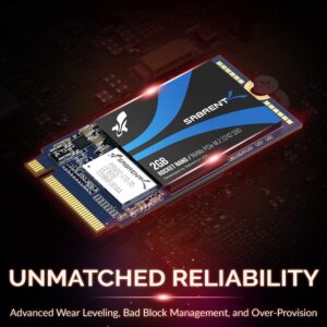 SABRENT 2TB Rocket NVMe PCIe M.2 2242 DRAM-Less Low Power Internal High Performance SSD (SB-1342-2TB)