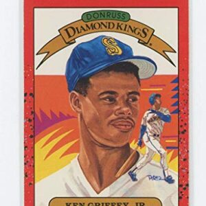 1990 Donruss Diamond Kings #4 Ken Griffey Jr. Mariners 2nd Year Card - Mint Ships in Brand New Holder