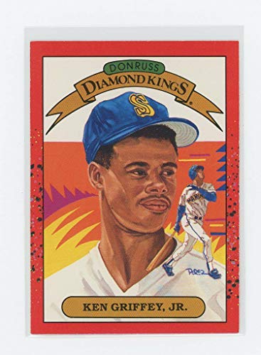 1990 Donruss Diamond Kings #4 Ken Griffey Jr. Mariners 2nd Year Card - Mint Ships in Brand New Holder