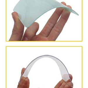 10-PACK Welding Protective Lens Replacement 4.5 X 5.25 inch (114 mm x 133 mm) Transparent Cover Lens Cover