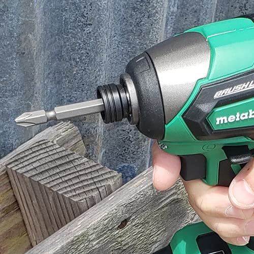 Metabo HPT WH18DBFL2T 18V Cordless Impact Driver | Includes 2 Batteries (1) 36V/18V Multivolt 5.0Ah & (1) 18V Compact 3.0Ah Battery | 1,522 in-lbs of Torque | Up to 3,100 Rpm 3,400 BPM | Brushless