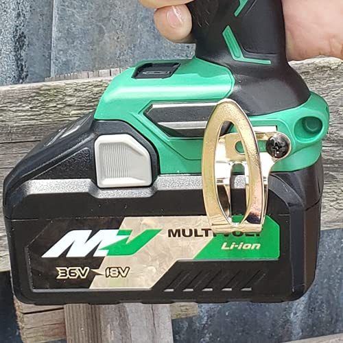 Metabo HPT WH18DBFL2T 18V Cordless Impact Driver | Includes 2 Batteries (1) 36V/18V Multivolt 5.0Ah & (1) 18V Compact 3.0Ah Battery | 1,522 in-lbs of Torque | Up to 3,100 Rpm 3,400 BPM | Brushless