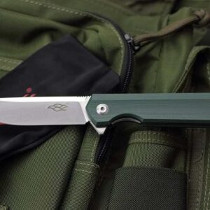 Firebird GANZO FH11S-GB Pocket Folding Knife D2 Steel Blade G10 Anti-Slip Handle with Clip Hunting Fishing Camping Gear Outdoor Folder EDC Pocket Knife (Green)