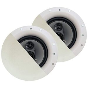 Acoustic Audio CSic84 Frameless 8" in Ceiling 7 Speaker Set 3 Way Home Theater Speakers