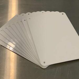 Sign Blanks White 7x10 PVC 2mm (10)