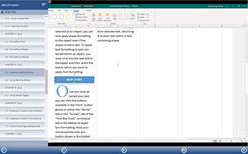 TEACHUCOMP Video Training Tutorial for Microsoft Publisher 2019 and 365 DVD-ROM Course and PDF Manual