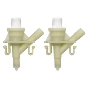 byenins new durable plastic water valve kit 385311641 replacement for 300 310 320 series toilet (2 pcs)