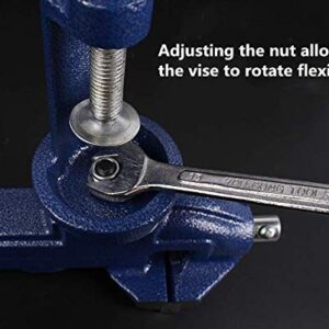 Vise Universal Rotate 360° Work Clamp-on Vise Table Vise, 3"