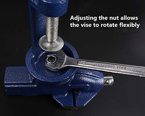 Vise Universal Rotate 360° Work Clamp-on Vise Table Vise, 3"