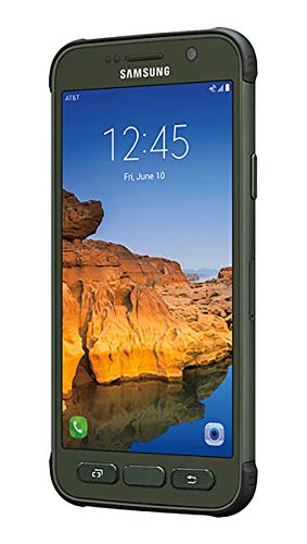 SAMSUNG Galaxy S7 Active G891A 32GB Locked AT&T Shatter,Dust and Water Resistant Smartphone w/ 12MP Camera - Camo Green