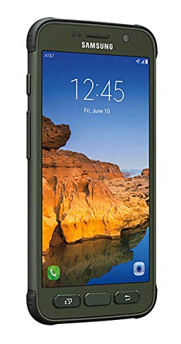 SAMSUNG Galaxy S7 Active G891A 32GB Locked AT&T Shatter,Dust and Water Resistant Smartphone w/ 12MP Camera - Camo Green