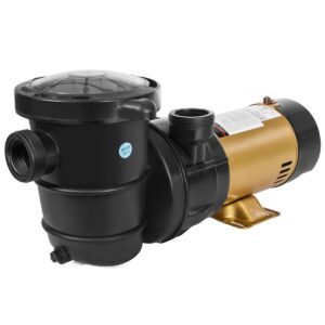 XtremepowerUS 1.5HP Variable 2-Speed Swimming Pool Pump High Flow Above-Ground Swimming Pump Strainer w/ Slip on Fitting