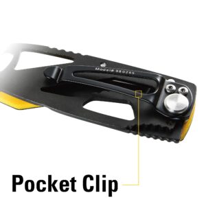 Caterpillar - 5-1/4" Cat Folding Pocket Buddy, Hand Tools, Knives/Blades - No Utility, Knives - Folding (980265)