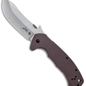 Kershaw Emerson CQC-11K D2 Steel Folding Pocket Knife, 3.5 inch Manual Open, G10 Front, 5.8 oz,Brown