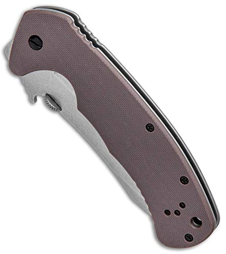 Kershaw Emerson CQC-11K D2 Steel Folding Pocket Knife, 3.5 inch Manual Open, G10 Front, 5.8 oz,Brown