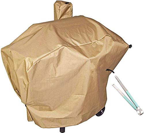 ZBXFCSH Heavy Duty Full-Length Grill Cover Fits Camp Chef Patio Cover DLX 24", SmokePro 24", PG24, PG24B, PG24LS, PG24S, PG24SE, PG24LTD,PG24WWS, PG24WWSS, Tan