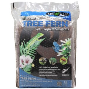 fernwood orchid growing medium and reptile substrate- natural, organic, long lasting | for orchids and other epiphytes | use in terrariums and vivariums | 10 liters (9.1 u.s. quarts)
