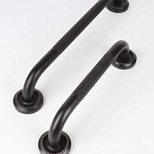 700Brass 24-Inch Grab Bar Featuring Anti-Slip Handrail, Oil Rubbed Bronze, Bathroom Bathtube Shower Safety Rail