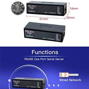 FH HF Serial Port RS485 to Ethernet Device Server Module Support Elfin-EE11 TCP/IP Telnet Modbus TCP Protocol (Single Serial Server)