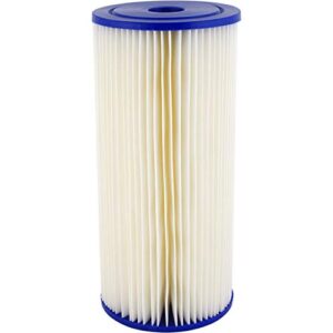 SpiroPure SP-R50-BB 10x4.5 50 Micron Pleated Polyester Sediment Water Filter Cartridge SPC-45-1050 R50-BB 155053-43 R50-BBSA (Case of 8)