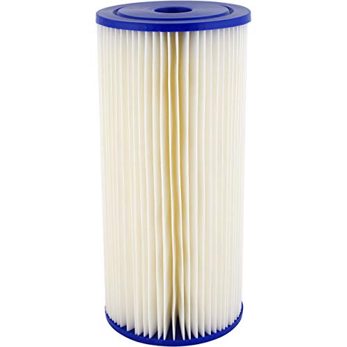 SpiroPure SP-R50-BB 10x4.5 50 Micron Pleated Polyester Sediment Water Filter Cartridge SPC-45-1050 R50-BB 155053-43 R50-BBSA (Case of 8)