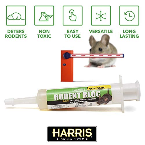 Harris Mouse, Rat & Rodent Repellent Kit, 20oz Spray and 1oz Gel Syringe