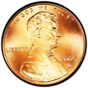 2005 d satin finish lincoln memorial cent choice uncirculated us mint